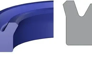 2 delig ZUIGERAFDICHTING 65*50*11*10 enkel werkend